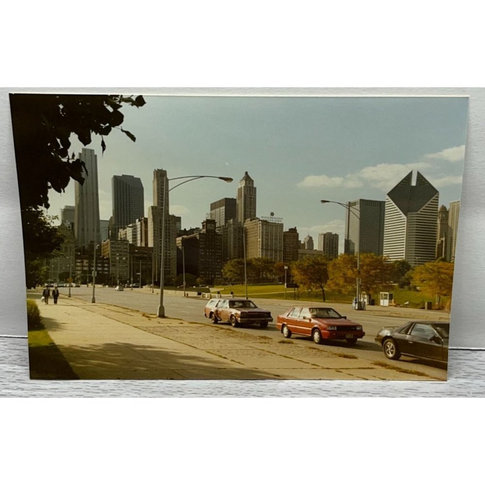 Smurfit Stone Building Chicago Illinois Found Photo Snapshot 1988 Street View